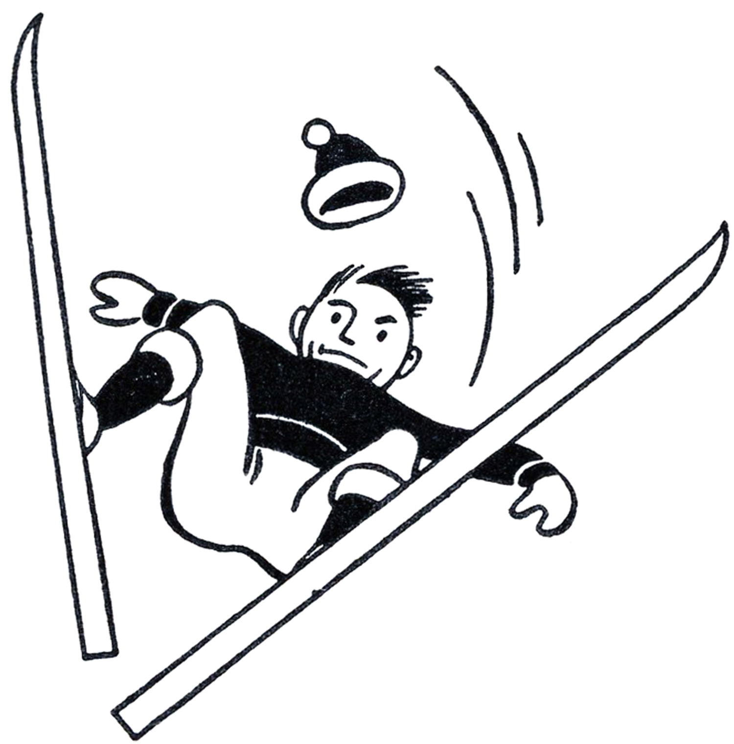 1500x1520 Clipart Of A Skier