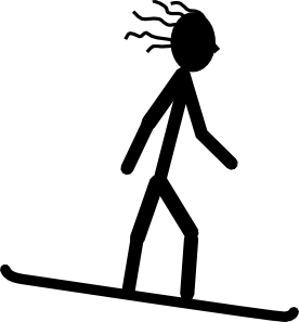 276x297 Snow Boarder Clip Art