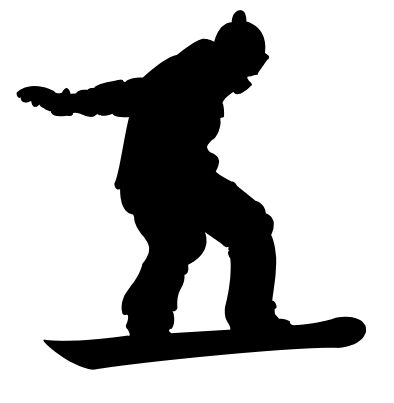 394x403 Snowboarders Clipart