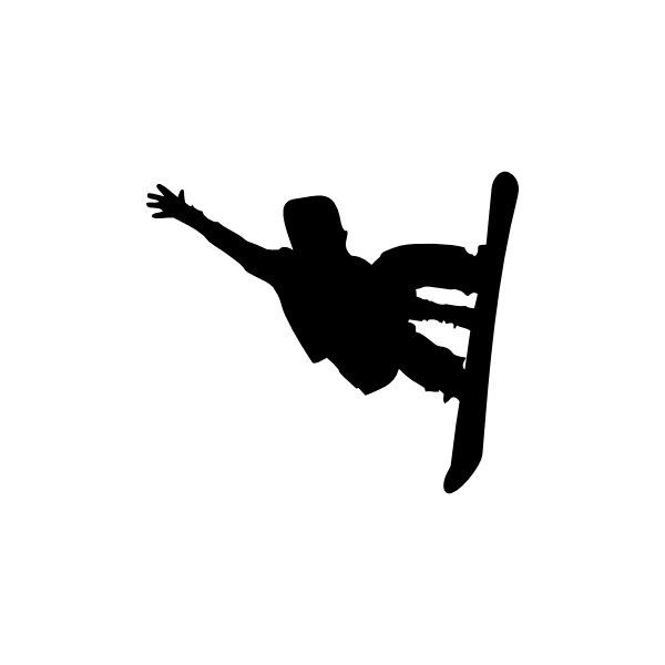 600x600 Snowboarding Clipart 1941602