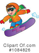 130x175 Snowboarding Clipart