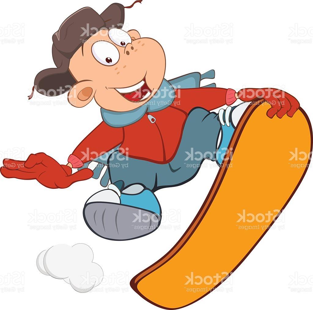 1024x1013 Top 10 Illustration Of Cute Boy Snowboarding Cartoon Character