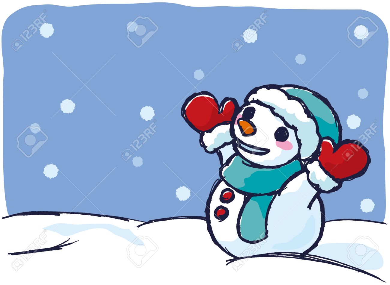 1300x952 Snowfall Clipart Snowy Day