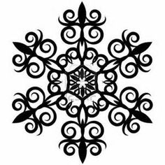 236x236 Black Snowflake Clipart Snowflake Black And Whiteblack And White