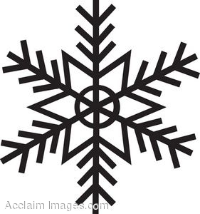 281x300 Snowflake Clipart Black And White Clipart Panda