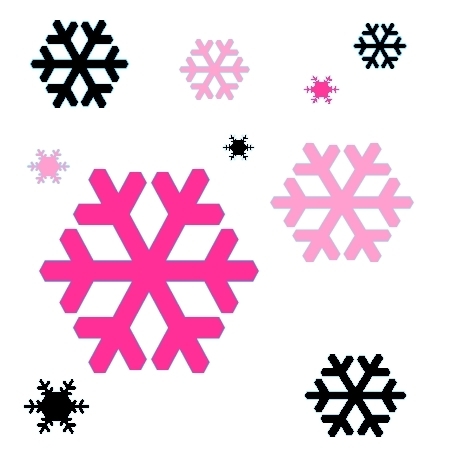 450x450 Pink Snowflake Clipart