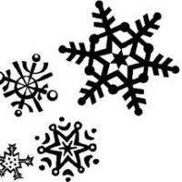 200x200 Clipart Snowflakes