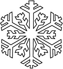 211x230 Color In Graphic Snowflake Patterns Beautiful Clip Art Picture