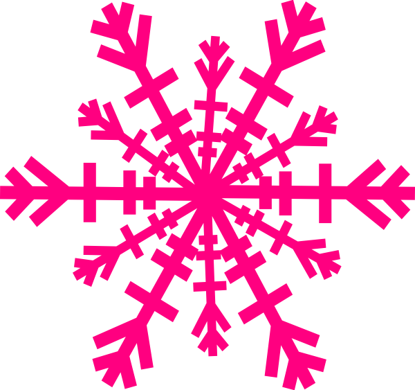 600x563 Snowflake Clip Art