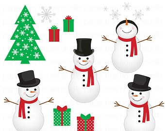 340x270 Winter Tree Clipart Etsy