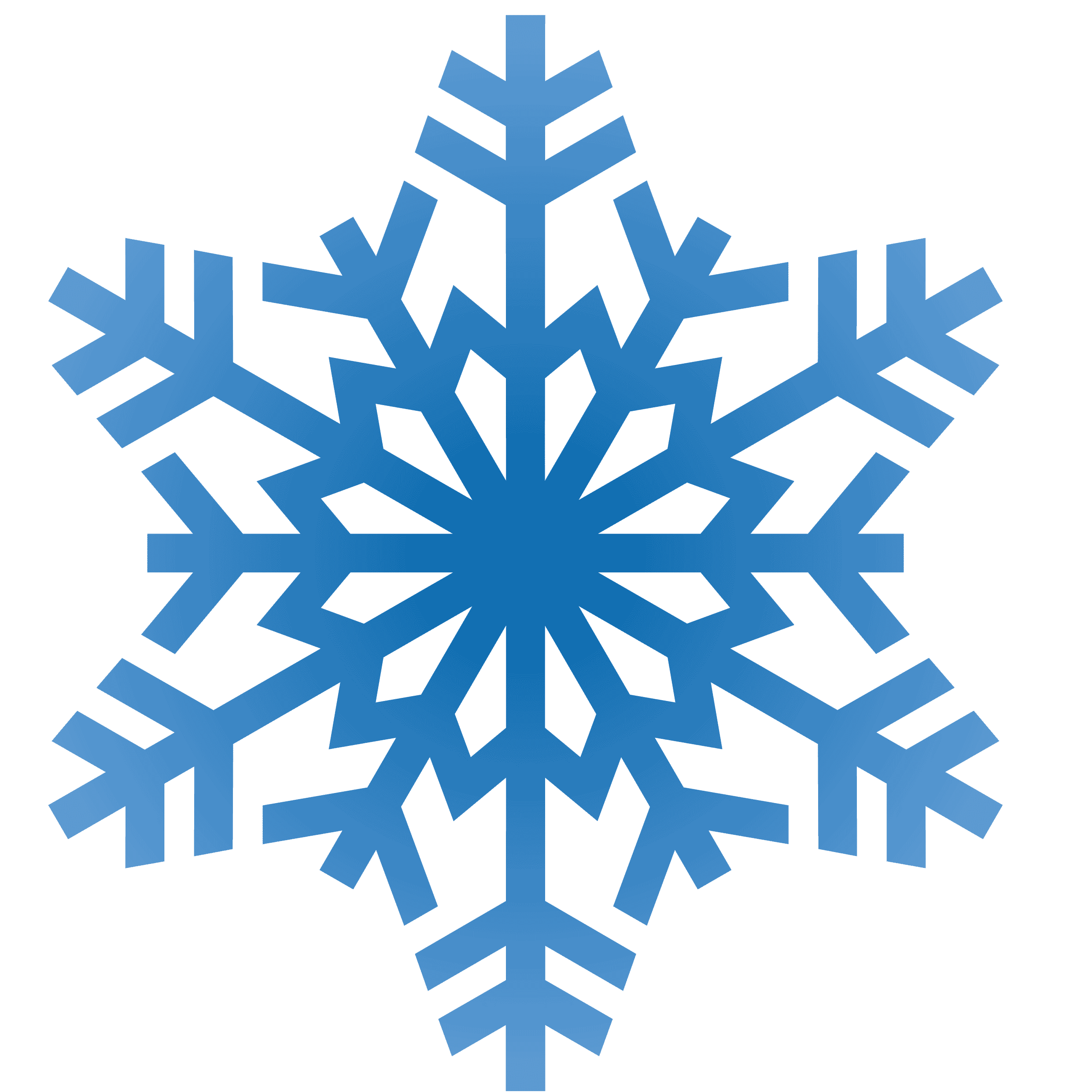2480x2480 Snowflakes Clip Art