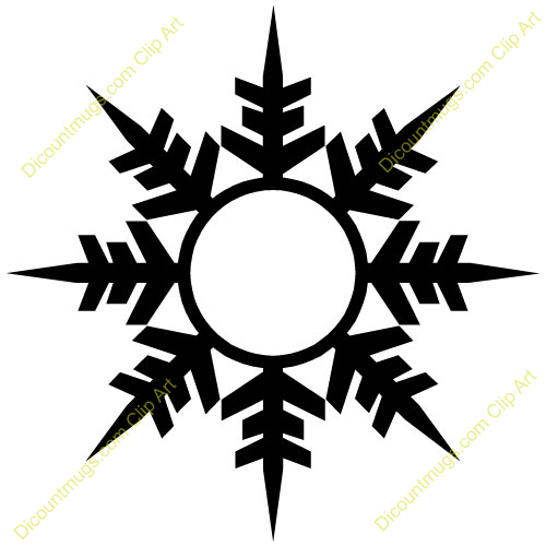 500x500 Free Winter Snowflake Clipart