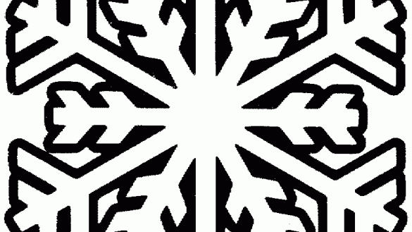 585x329 Snowflake Pictures To Color Coloring Page We Are All Magical