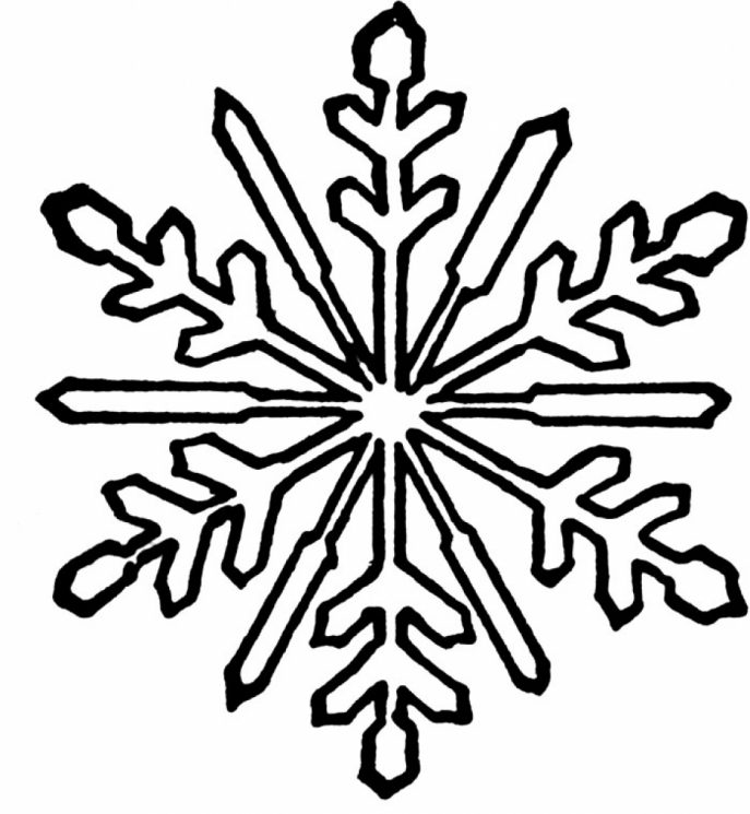 Snowflake Coloring Page | Free download on ClipArtMag