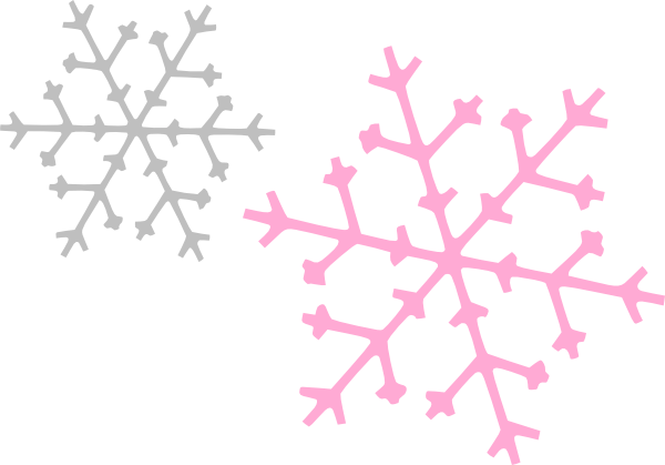 600x419 Snowflake Corner Cliparts