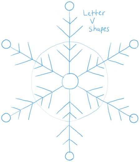 450x519 Best Easy Snowflake Drawing Ideas Snowflake