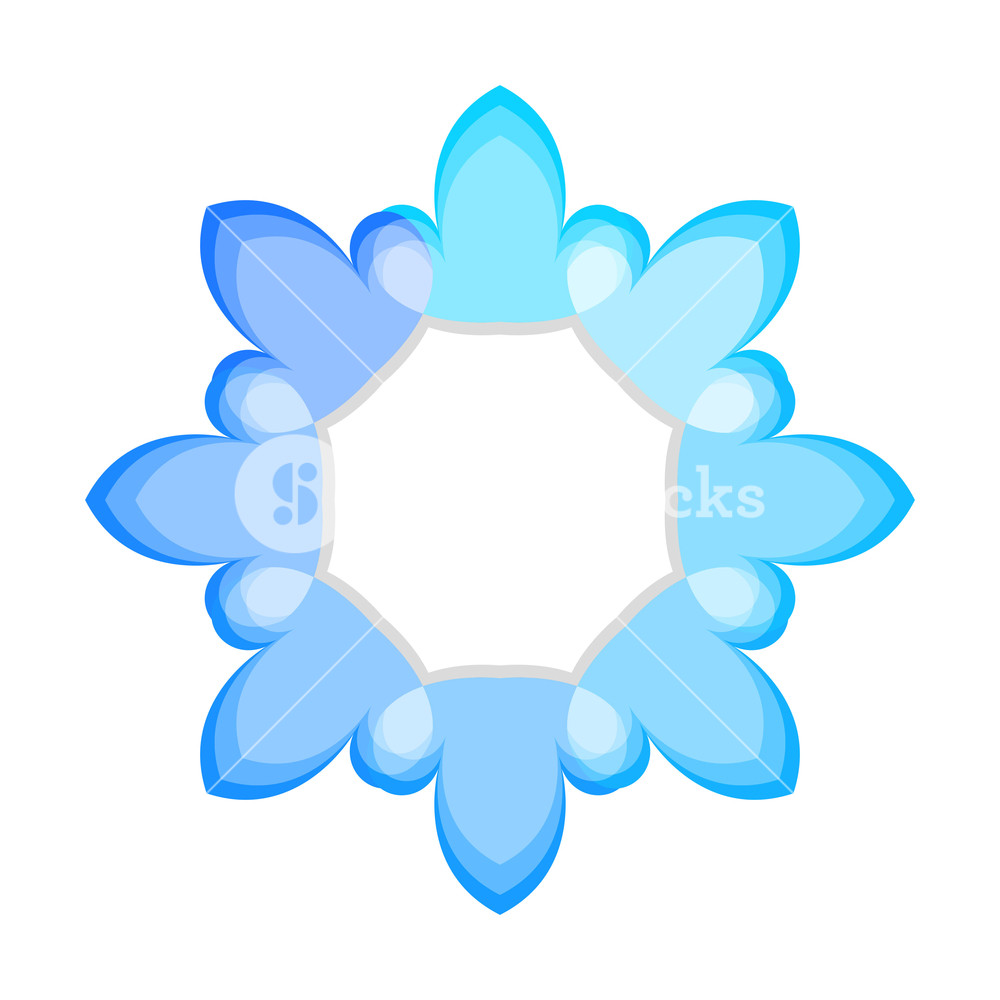1000x1000 Snowflake Design Royalty Free Stock Image