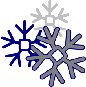 297x300 Snowflake Clipart Dark Blue