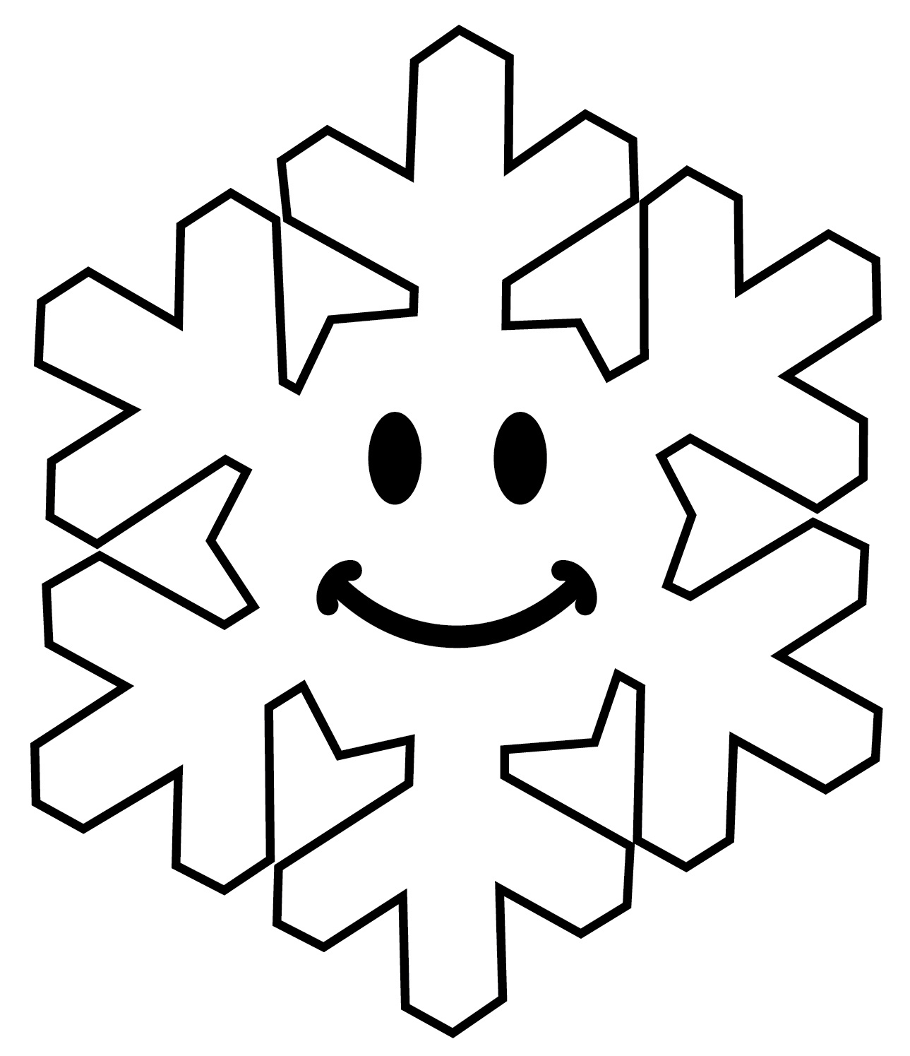1289x1495 Snowflake Clipart Faces