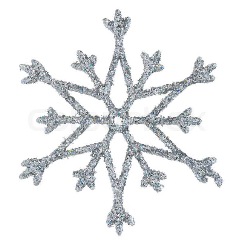 800x800 Snowflake Photo On A White Background Stock Photo Colourbox