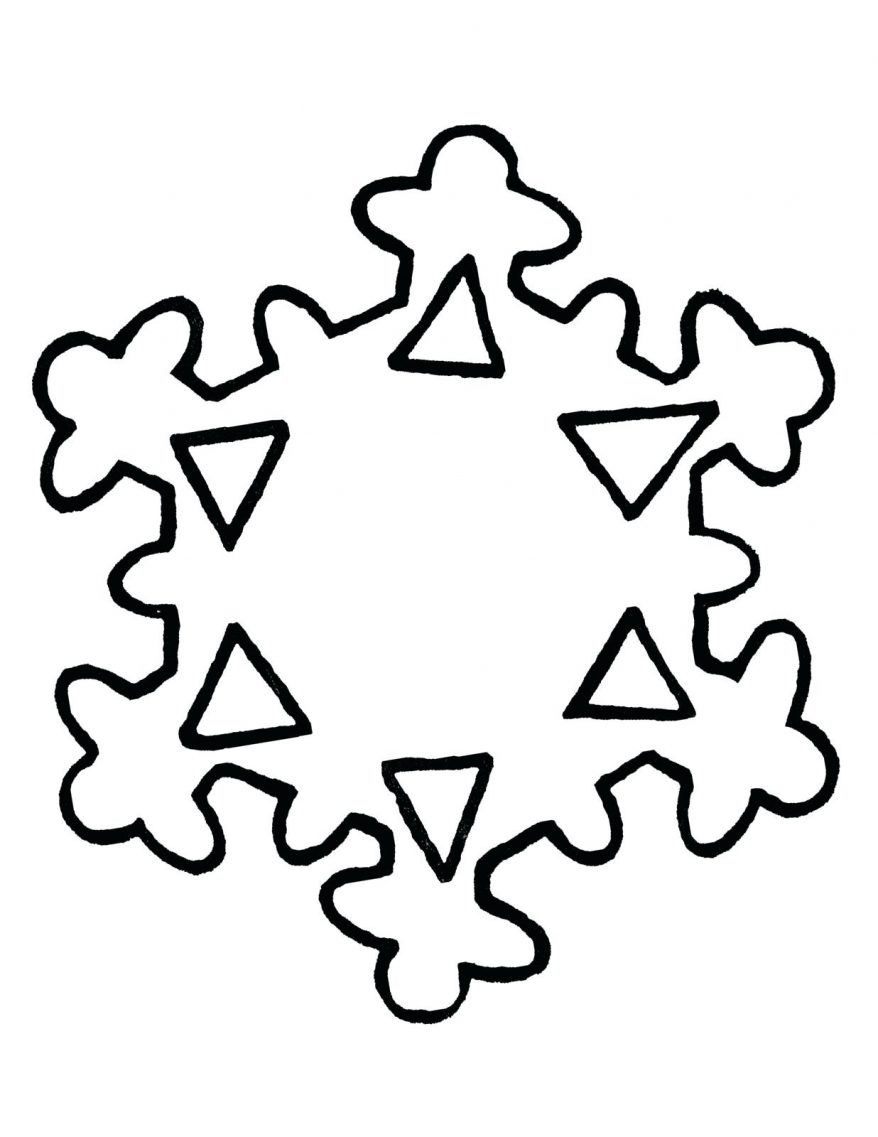 878x1137 Snowflake Outline Library 103 Enchanting Of Tattoo Simple