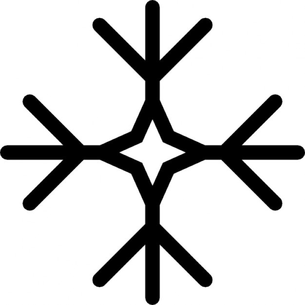 626x626 Snowflake Outline Icons Free Download
