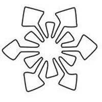 200x200 Snowflake Patterns