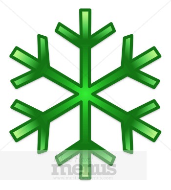 350x388 Green Snowflake Clipart Holiday Clipart Archive