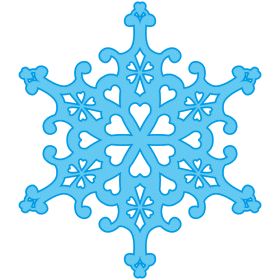 280x280 Green Snowflake Clipart Transparent Background