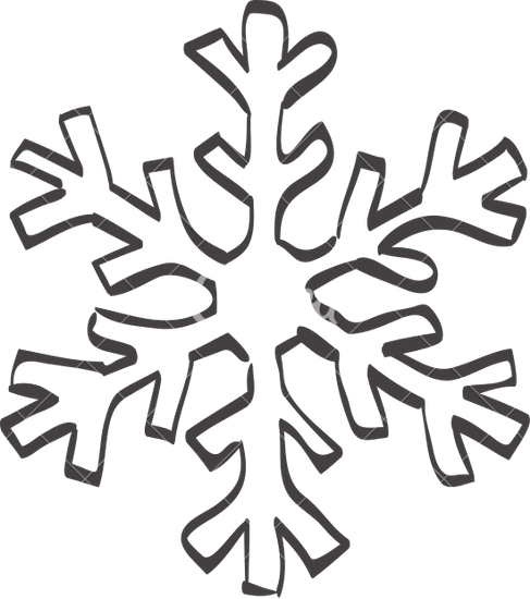487x550 Snowflake Doodle