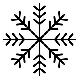 256x256 Snowflake Line Four Arrows