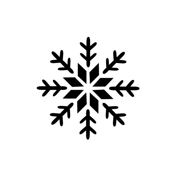 600x600 Snowflake Printable Stencils To Use For Decorating Cake Disney