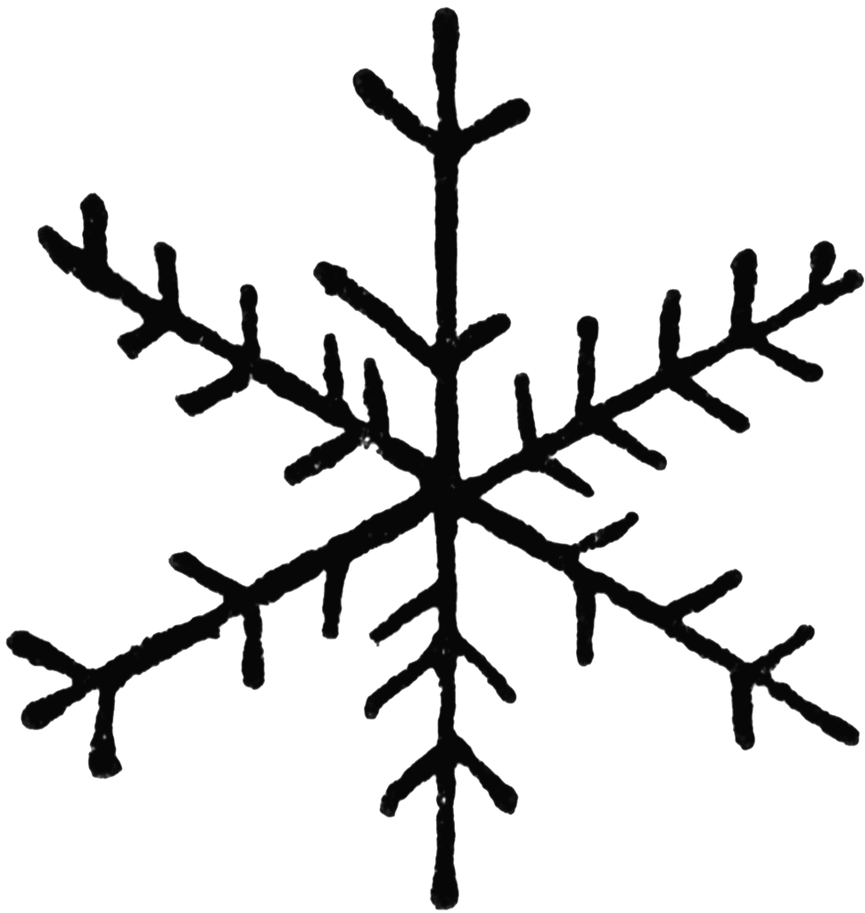 970x1024 Snowflake Clipart Simple Snowflake