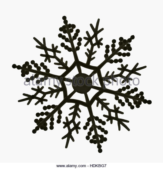 522x540 Snowflakes On Black Background Stock Photos Amp Snowflakes On Black