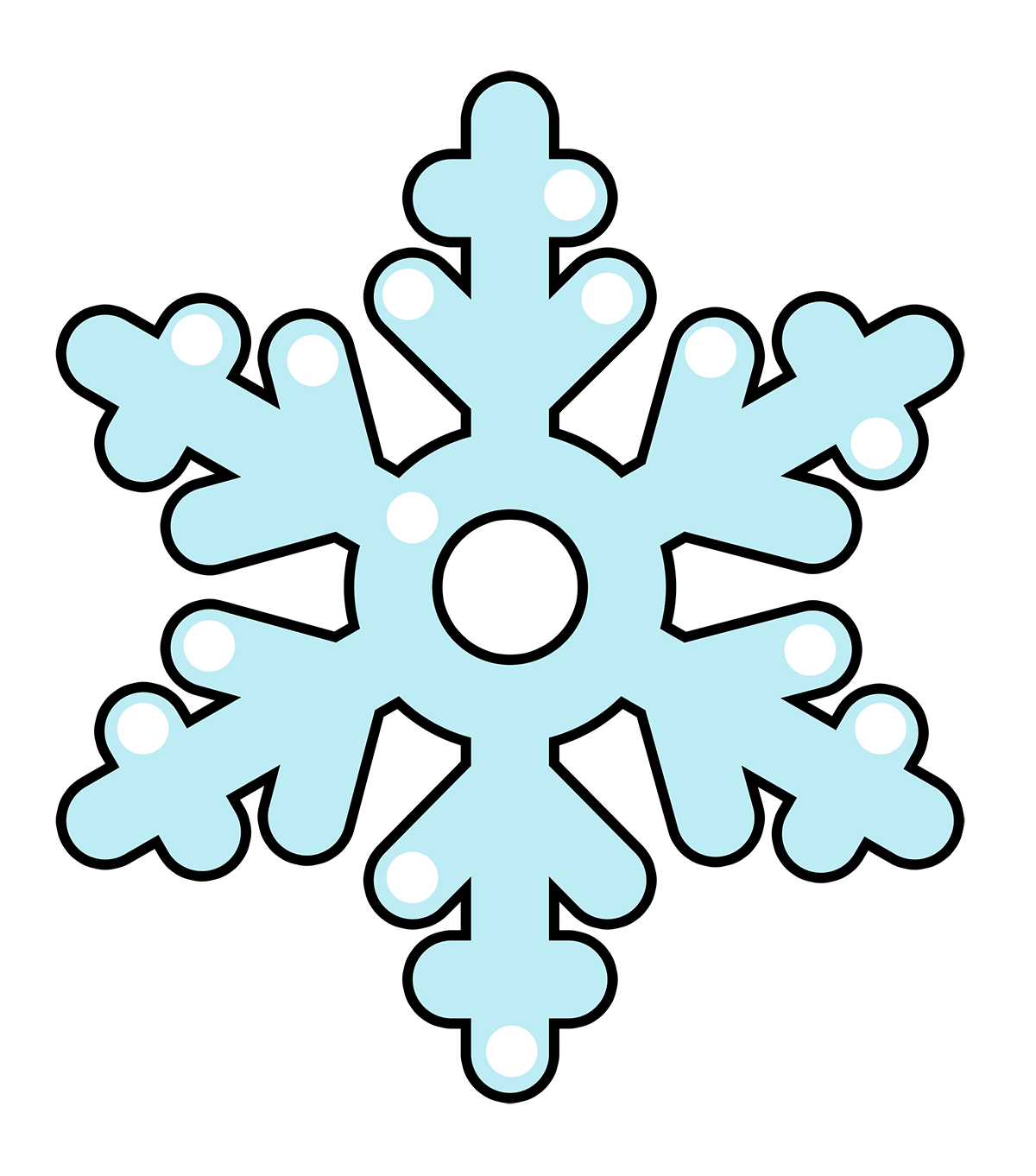 1200x1362 Top 63 Snowflake Clip Art