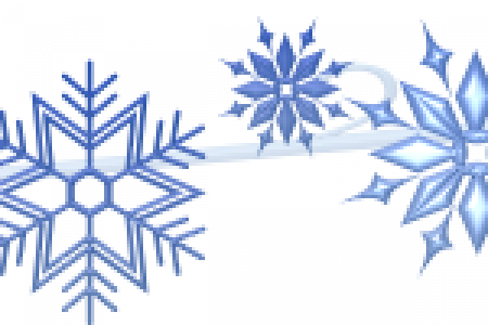 450x300 Clip Art Snow Banner