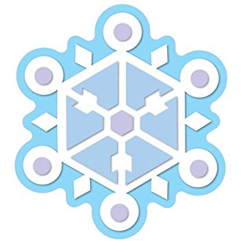 350x350 Carson Dellosa D.j. Inkers Snowflakes Cut Outs