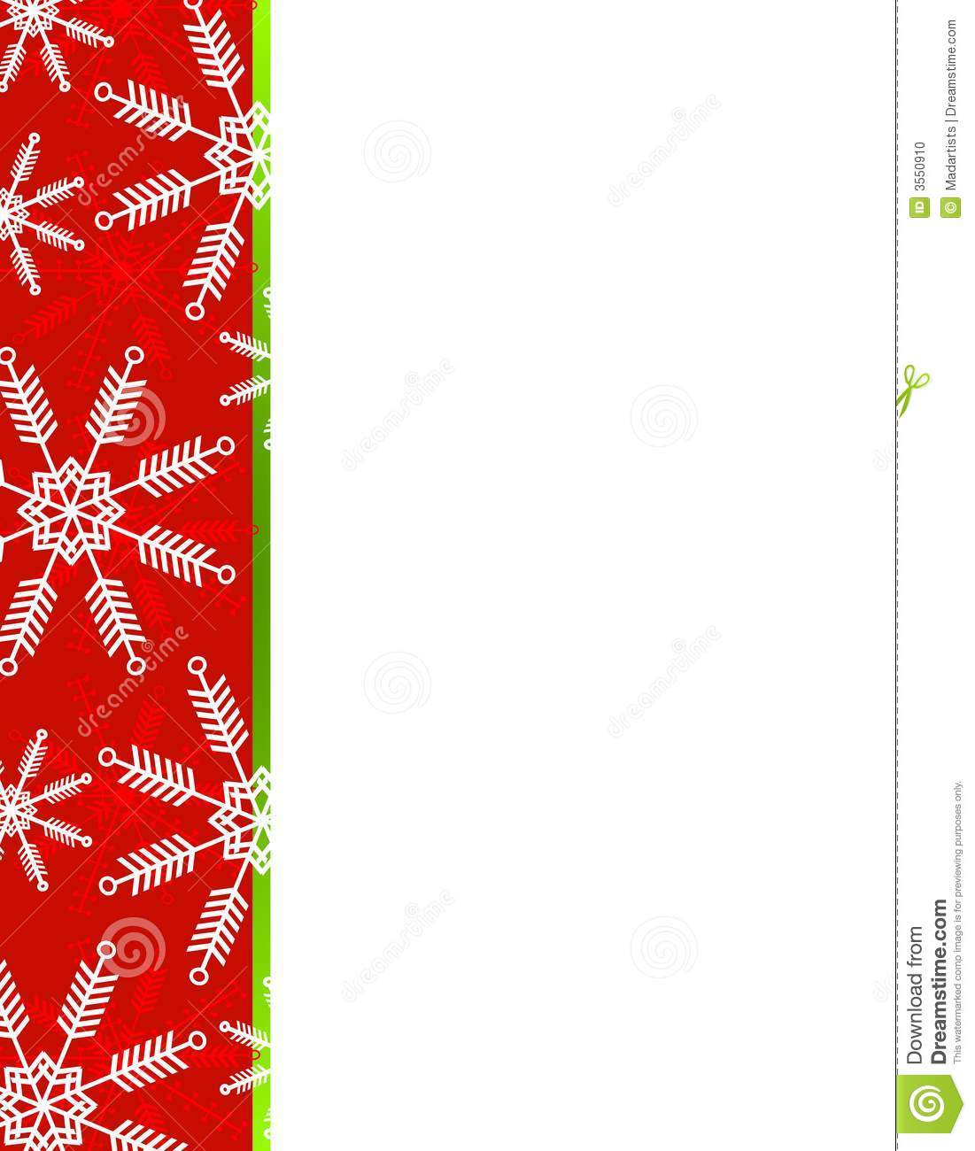 1101x1300 Christmas Snowflake Border Clipart