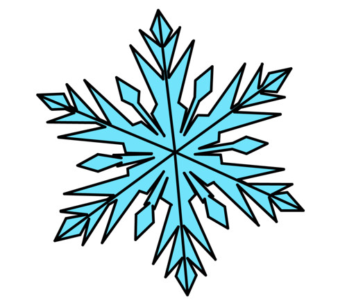 500x443 Disney Snowflakes Clipart