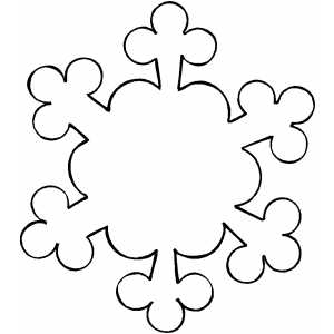 300x300 Free Snowflake Patterns Clipart