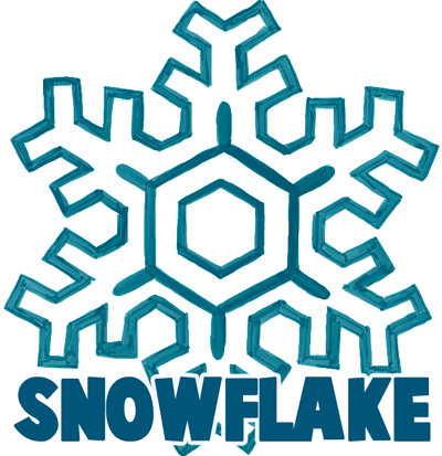 400x413 How To Draw Snowflakes Drawing Tutorial