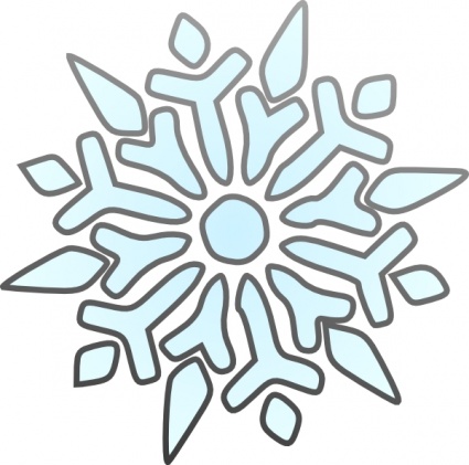 425x421 Images Of Snowflakes Clipart