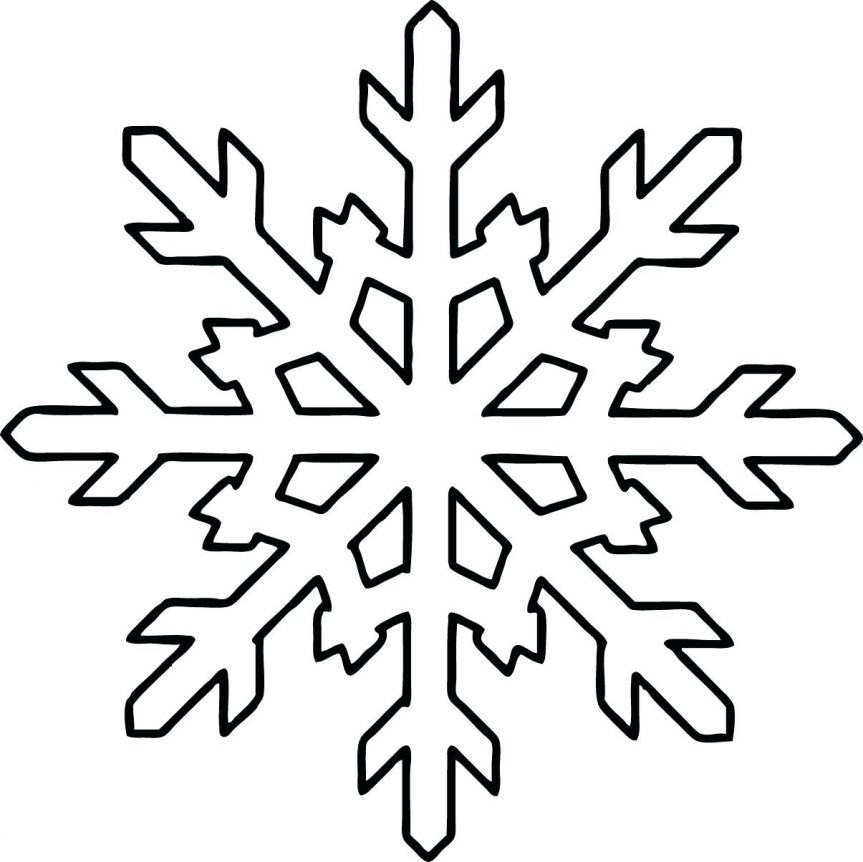 863x862 Snowflakes Mandala Coloring Page Free Printable Pages Click