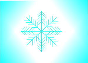 300x214 Snow Flake Clip Art