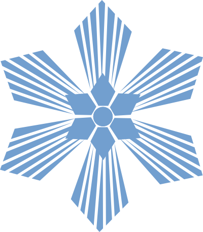 400x457 Snowflake Divider Clipart