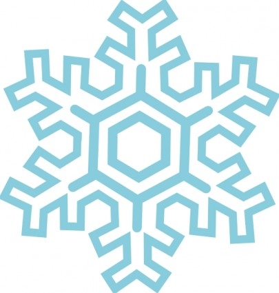 405x425 Snowflake Clipart Banner