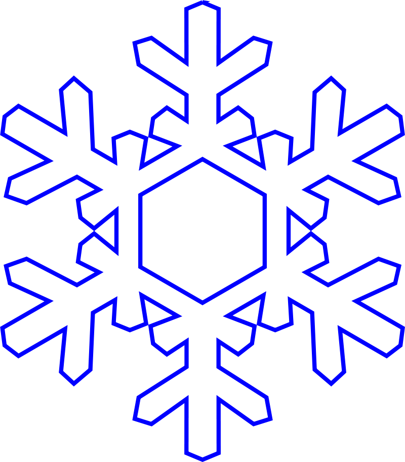 800x911 Snowflake Clipart Cut Out