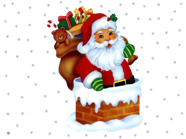 600x450 Transparent Santa Claus With Snowflakesu200b Gallery Yopriceville
