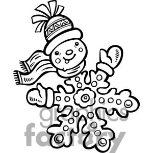 300x300 Drawn Snowflake Transparent