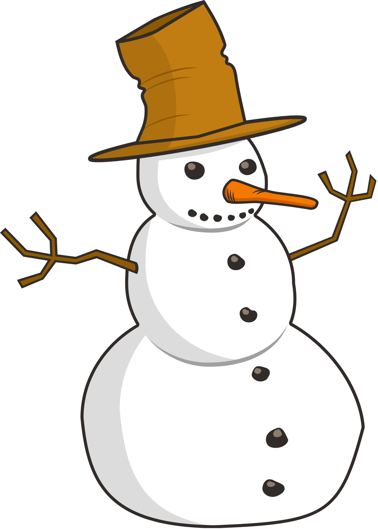 1229x1719 Free Snowman Clipart Christmas Clip Art Images Image